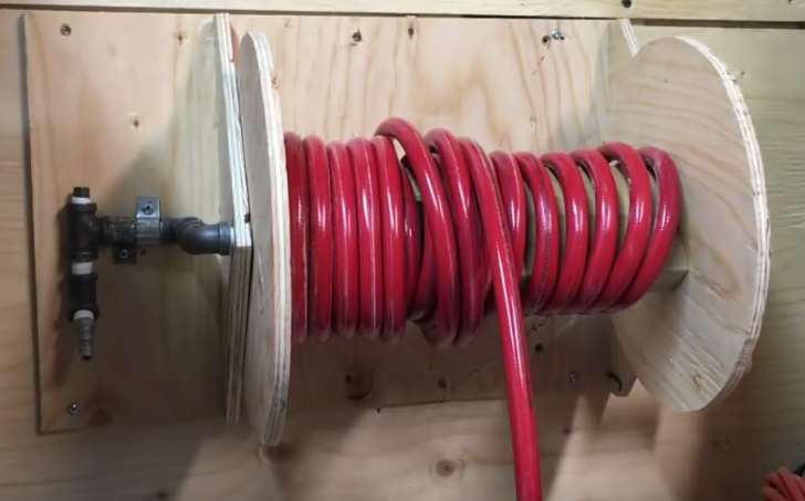 How to make hose reel