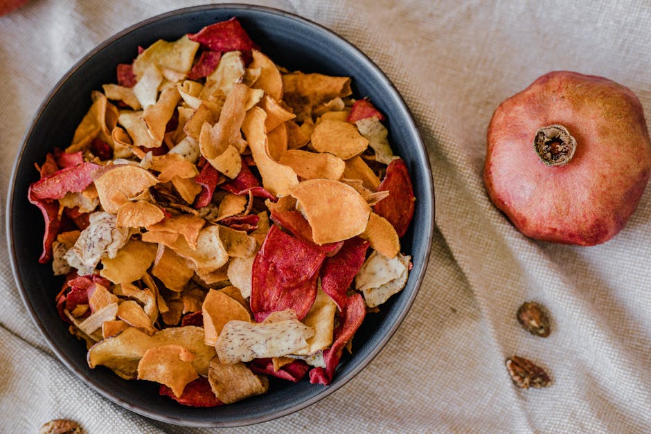 Delicious and Seasonal Mugwort Chips